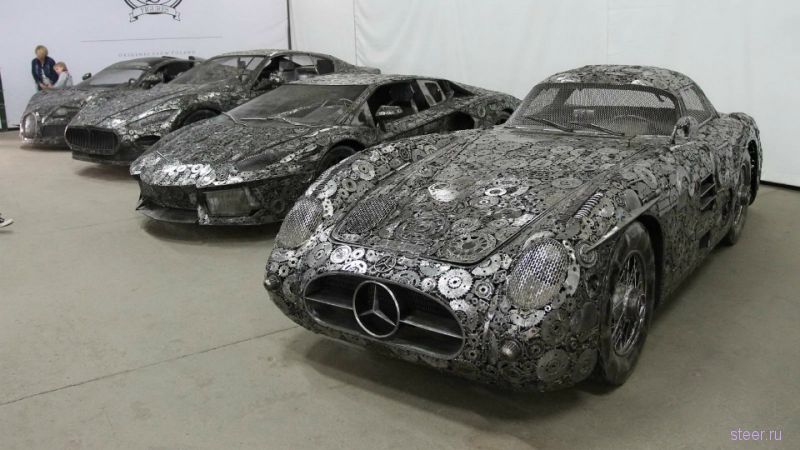 Артобъекты: копии Bugatti и Lamborghini из автохлама