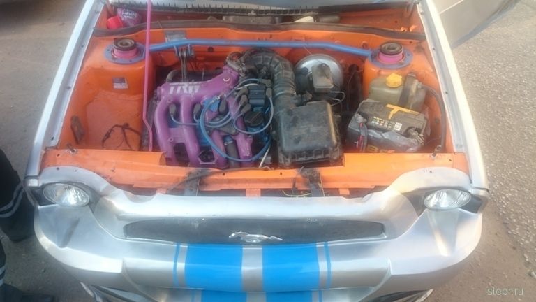 Житель Омска привлечен к ответственности за переоборудование ВАЗ-21083 под Ford Mustang 