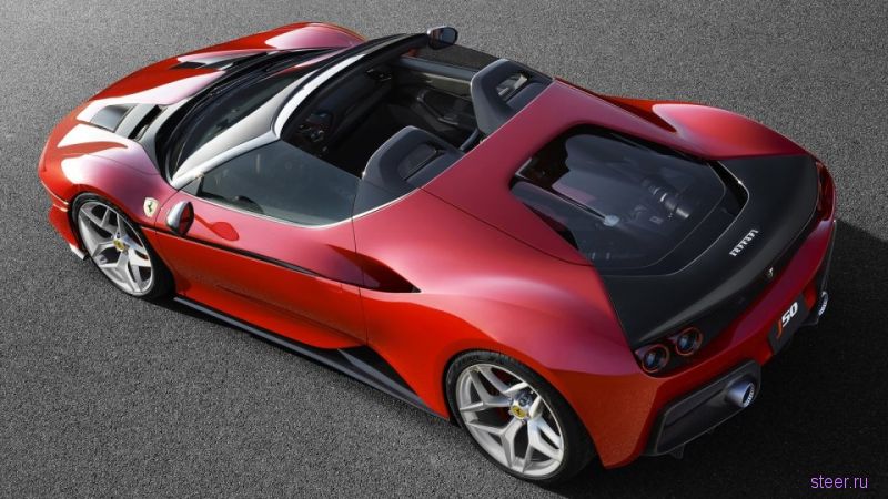 Официально представлен эксклюзивный открытый 690-сильный суперкар Ferrari J50