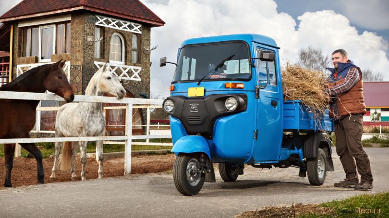 трицикл Maxima C: дизельный грузовичок за 300 000 рублей