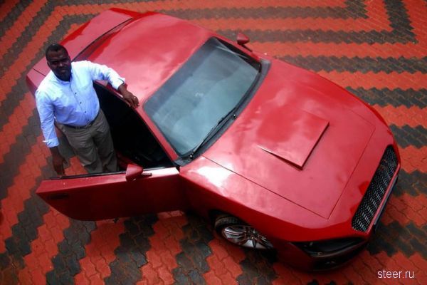 Африканский инженер создал спорткар за 17 тысяч долларов