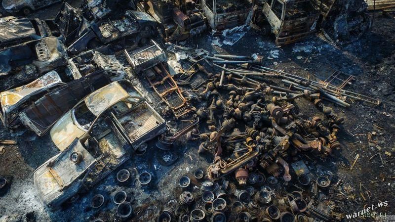 В Китае в результате пожара сгорело более 6000 автомобилей
