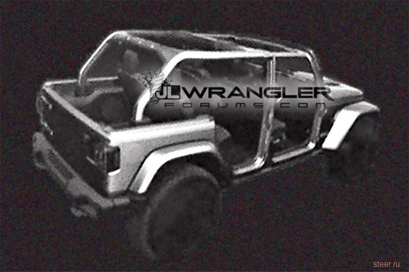 Первые изображения нового Jeep Wrangler