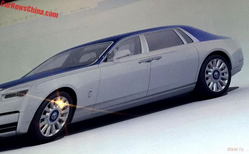 Первые фото нового Rolls-Royce Phantom без камуфляжа