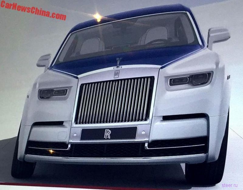 Первые фото нового Rolls-Royce Phantom без камуфляжа