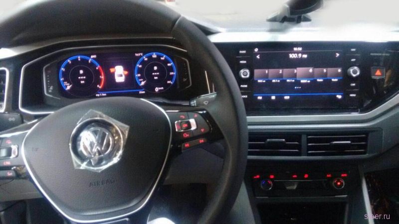 Первые фото нового Volkswagen Virtus.