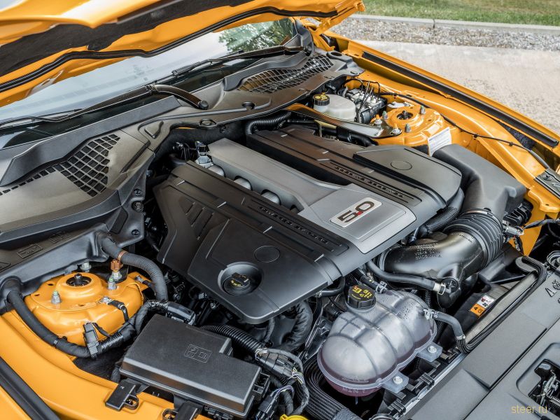 Обновленный Ford Mustang для европейцев: еще более мощный 5,0-литровый V8