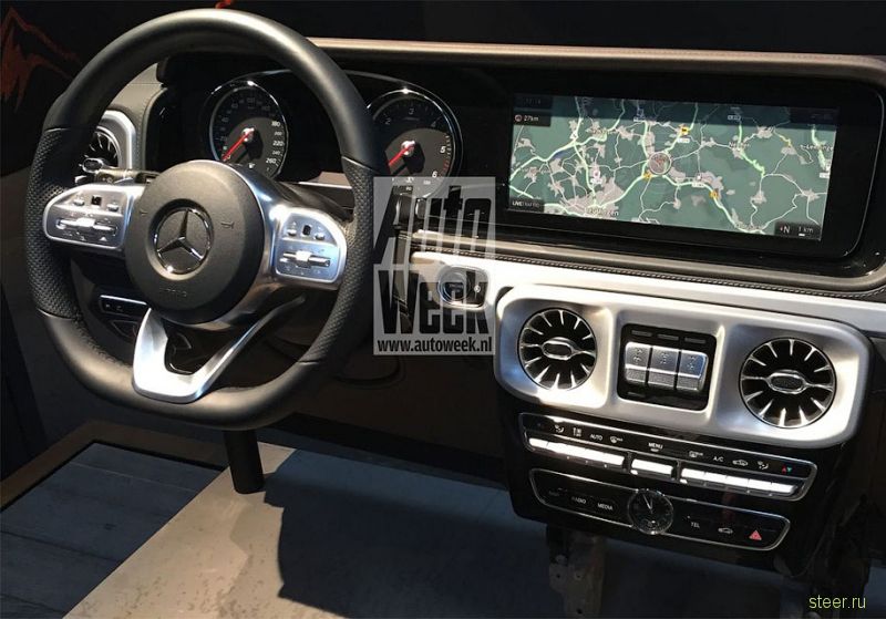 Первые фото салона нового Mercedes-Benz G-Class