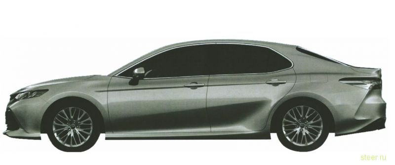 Первые изображения новой Toyota Camry для российского рынка