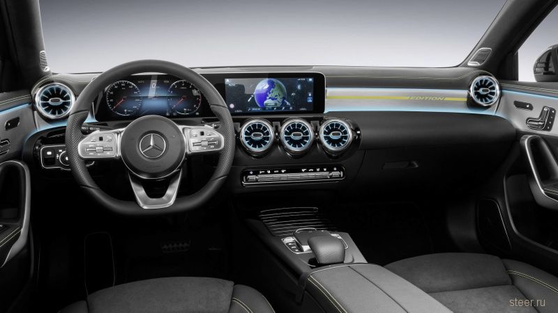 Представлен интерьер нового Mercedes-Benz A-Class