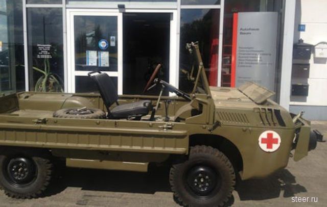 Уникальный военный внедорожник ЛуАЗ-967 выставлен на продажу в Германии.
