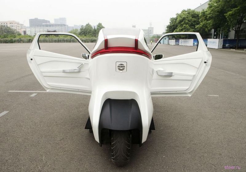 Lingyun 1703 : китайский двухколесный автомобиль-мотоцикл