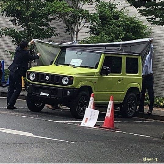 Первые «живые» фото нового Suzuki Jimny