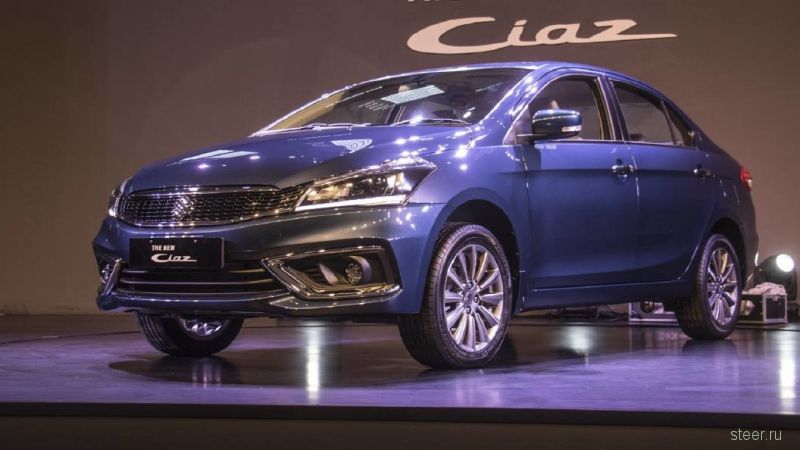 Представлен обновленный седан Suzuki Ciaz для развивающихся рынков