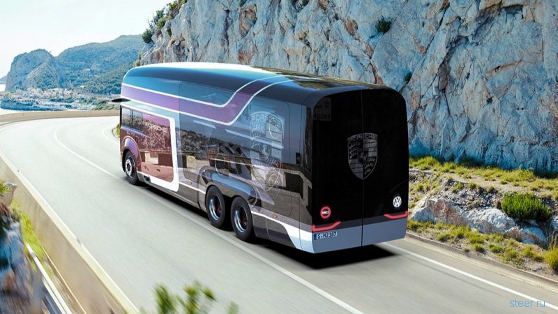 Российский дизайнер придумал автобус для Porsche