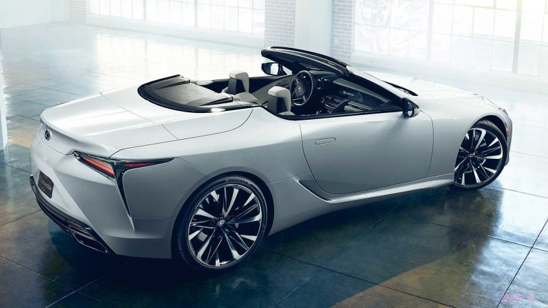 Lexus показал кабриолет LC Convertible Concept