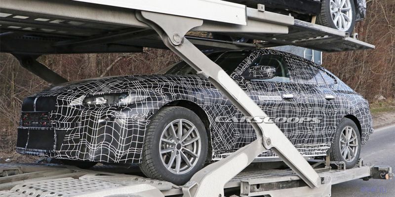 Опубликованы первые фотографии нового электрокара BMW i4