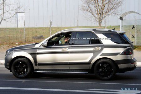 Шпионские снимки Mercedes-Benz ML 2012 (фото)