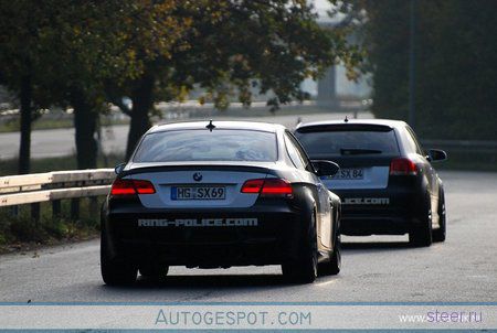 На Нюрбургринге “засекли” полицейские BMW M3 Coupe и Audi S3 (фото)