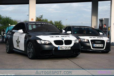 На Нюрбургринге “засекли” полицейские BMW M3 Coupe и Audi S3 (фото)
