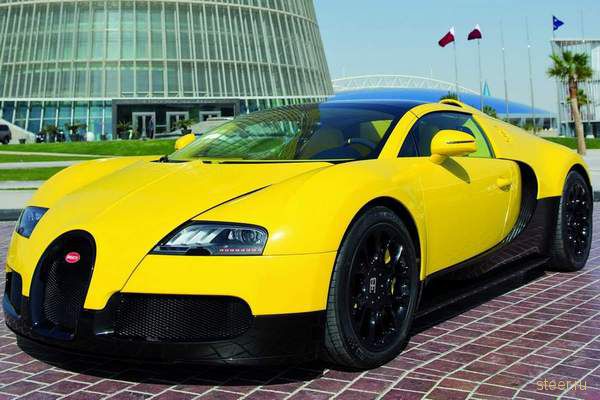 В Катар привезли уникальный кабриолет Bugatti (фото)