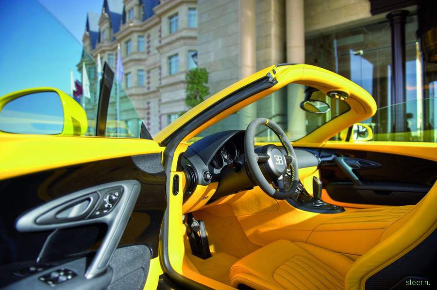 В Катар привезли уникальный кабриолет Bugatti (фото)