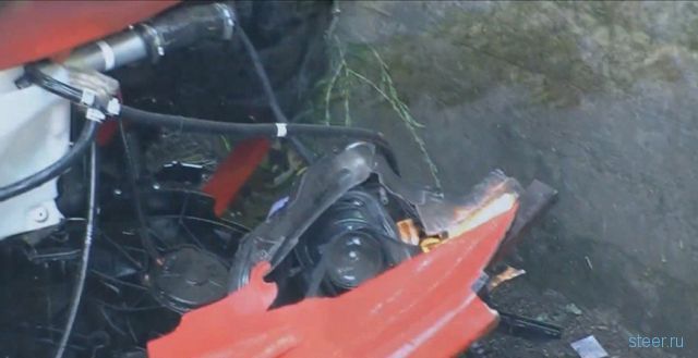Новоиспеченный владелец Ferrari разбил свой автомобиль через 24 часа после покупки (фото)