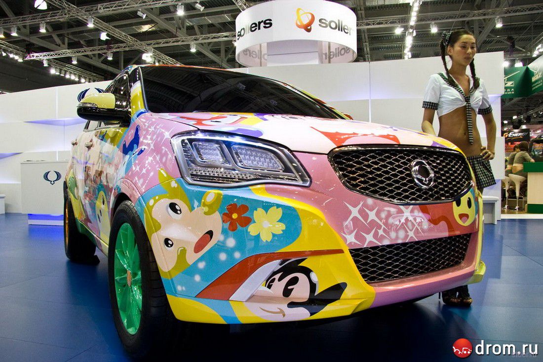 Девушки Московского автосалона 2010 (фото)