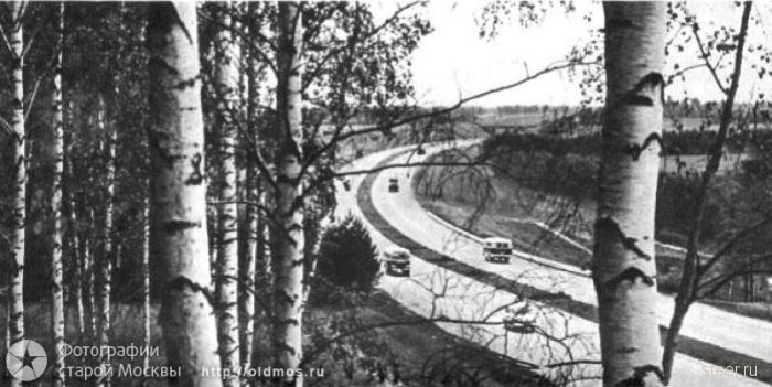 Московская кольцевая автомобильная дорога времен СССР (фото)