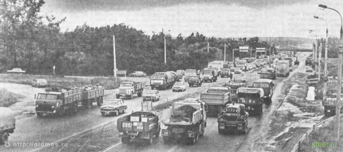 Московская кольцевая автомобильная дорога времен СССР (фото)