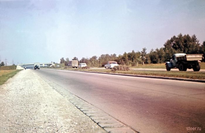 Московская кольцевая автомобильная дорога времен СССР (фото)