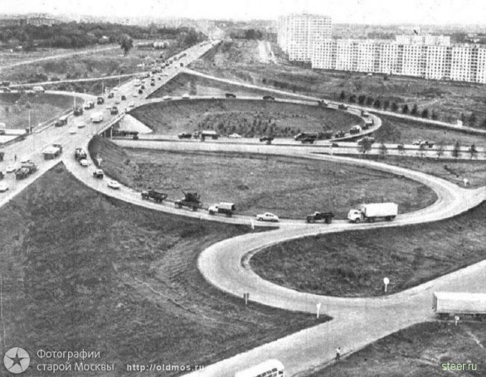 Московская кольцевая автомобильная дорога времен СССР (фото)