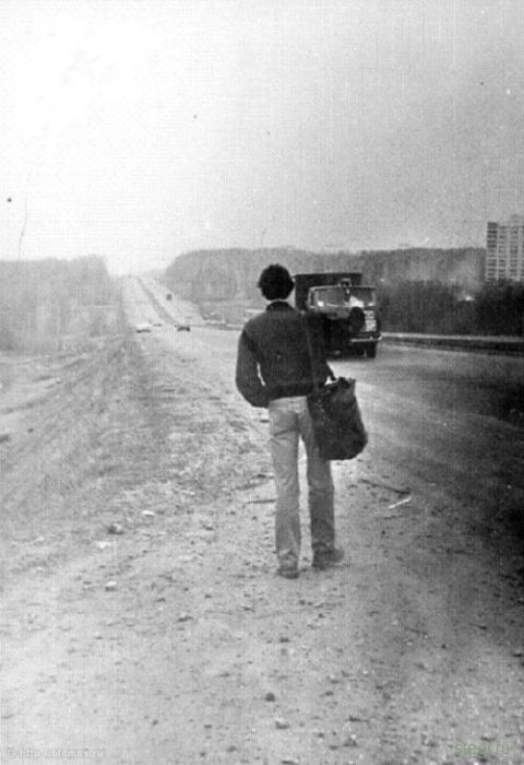 Московская кольцевая автомобильная дорога времен СССР (фото)