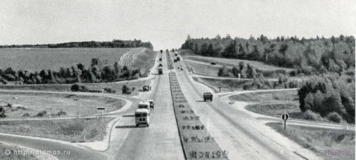 Московская кольцевая автомобильная дорога времен СССР (фото)