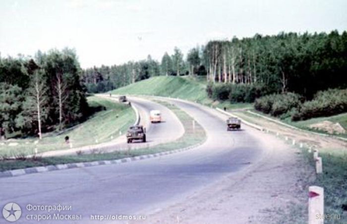 Московская кольцевая автомобильная дорога времен СССР (фото)