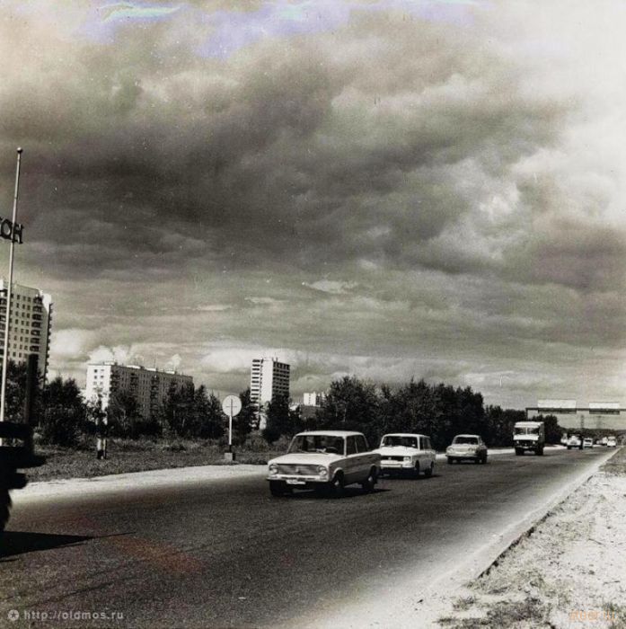 Московская кольцевая автомобильная дорога времен СССР (фото)