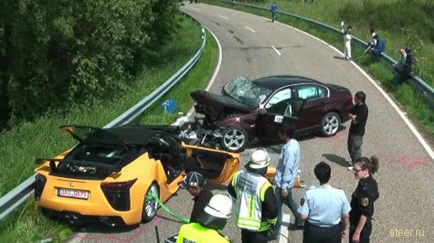 BMW безопаснее Lexus? (фото и видео)