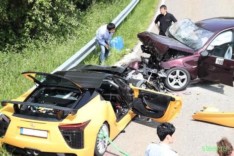 BMW безопаснее Lexus? (фото и видео)