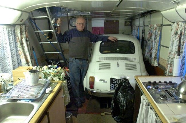 дом на колесах из старого автобуса