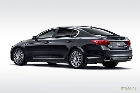 Kia K9 : Компания Kia рассекретила флагманский заднеприводный седан (фото)