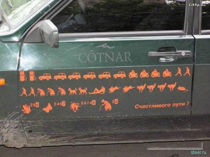 Сомнительное автотворчество (фото)