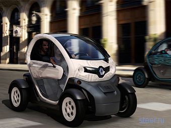 Renault Twizy : через год Renault будет продавать двухместный электромобиль по цене скутера (фото)
