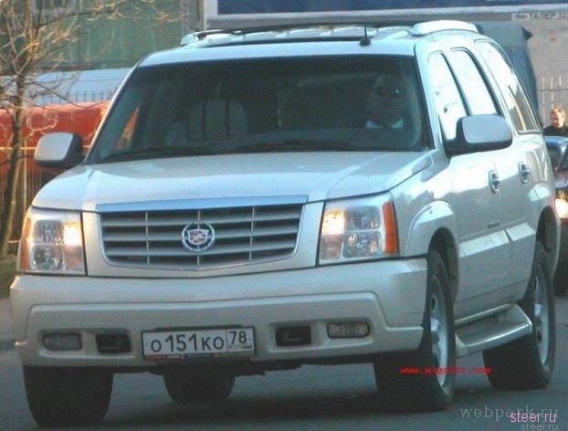 Автомобили русских знаменитостей