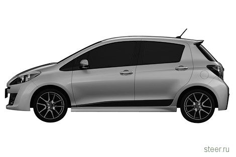 Первые изображения заряженного хэтчбека Toyota Yaris (фото)