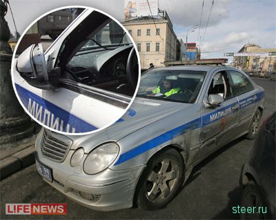Audi TT врезалась в кортеж генпрокурора РФ (фото)