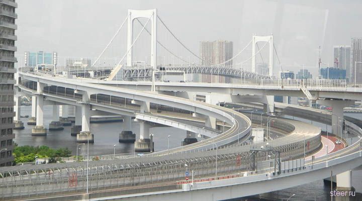 Дорожные развязки в Японии (фото)