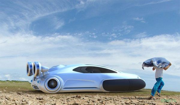 Volkswagen Aqua: Автомобиль на воздушной подушке (фото)