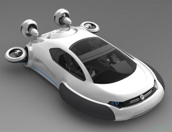 Volkswagen Aqua: Автомобиль на воздушной подушке (фото)