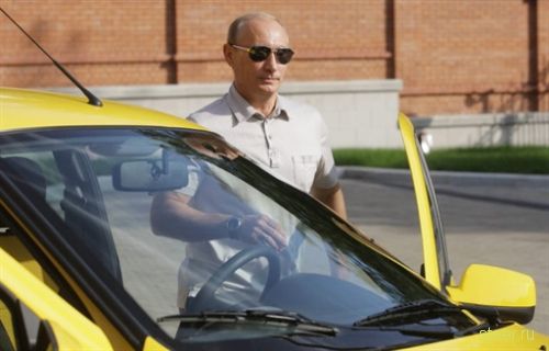 Владимир Путин на Lada Kalina. (фото и видео)